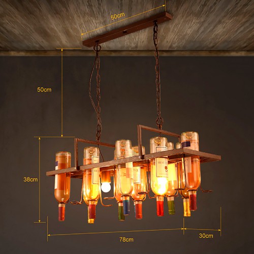 Bottle Chandelier 3