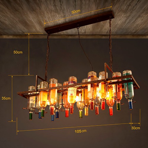 Bottle Chandelier 3