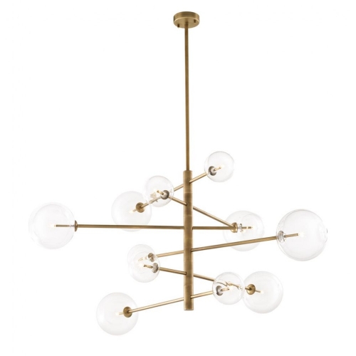 Chandelier Argento L 112076