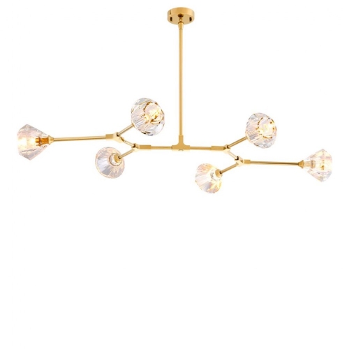 Chandelier Salasco Gold Finish Ul 111044