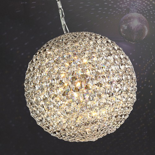 Chrome Crystal Chandelier 2