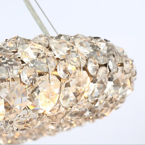 Chrome Crystal Chandelier