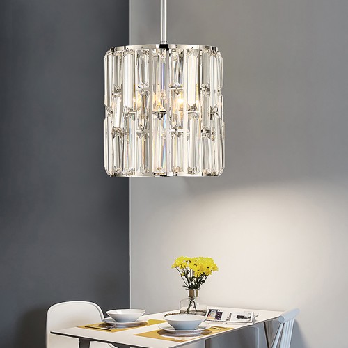 Chrome Pendant Crystal 2