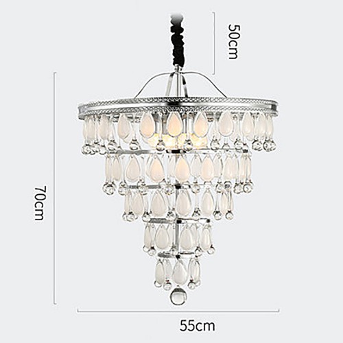 Chrome Pick Chandelier 3