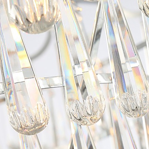 Chrome Pick Chandelier 6
