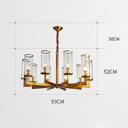 Cosmo Brass Luxury Chandelier