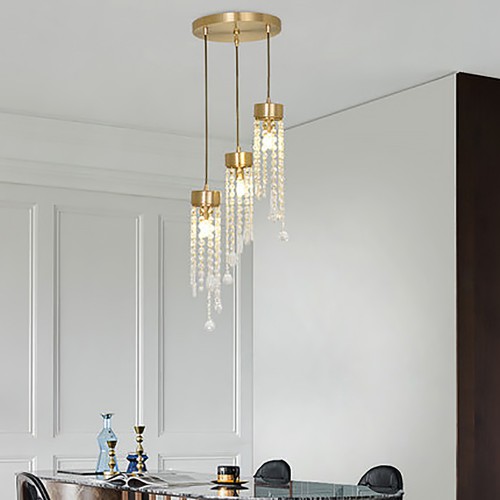Creative Brass Diamond Chandelier