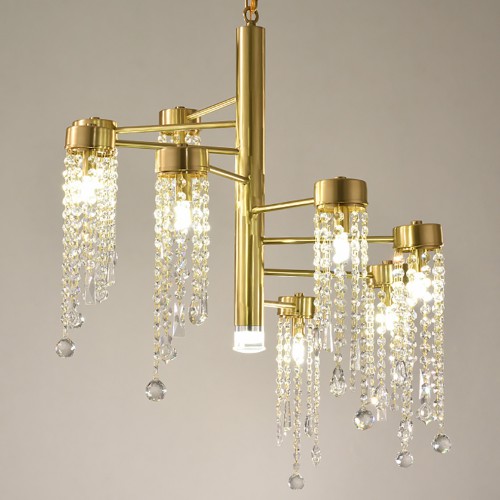 Creative Brass Diamond Chandelier