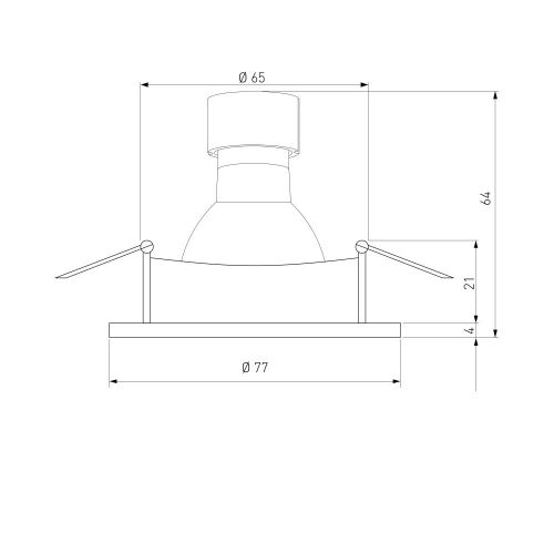 Elektrostandard 110 MR16 черный