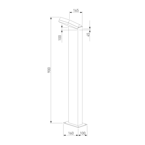 Elektrostandard 1542 TECHNO LED черный