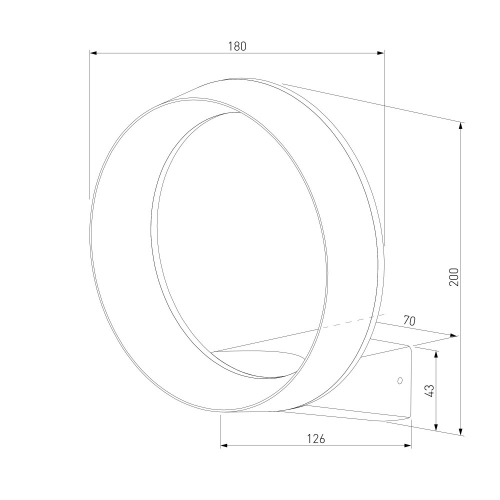 Elektrostandard 1710 TECHNO LED белый