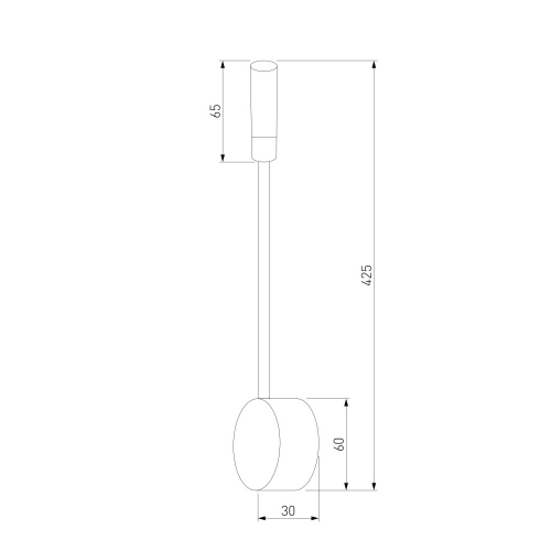 Elektrostandard 40117/LED черный