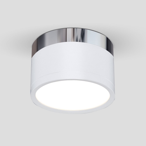 Elektrostandard DLR029 10W 4200K белый матовый/хром