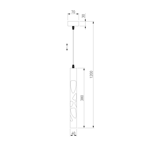 Elektrostandard DLR037 12W 4200K кофейный