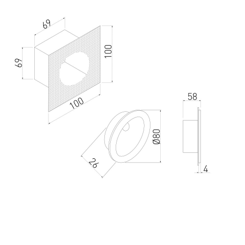 Elektrostandard MRL LED 1118 Чёрный