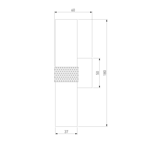 Elektrostandard Steel 40119/LED черный