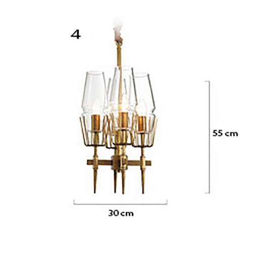 Fashion Brass Round Chandelier