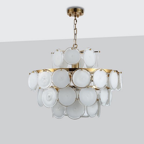 Fashion Gold Glass Chandelier