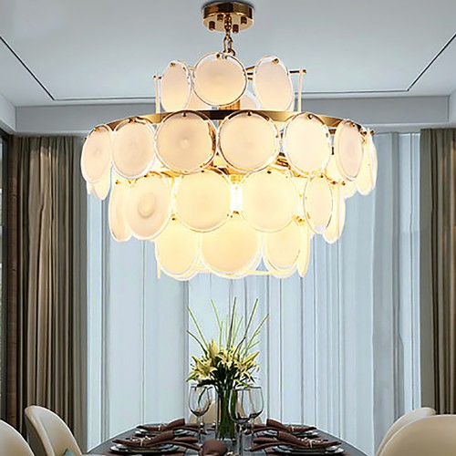 Fashion Gold Glass Chandelier