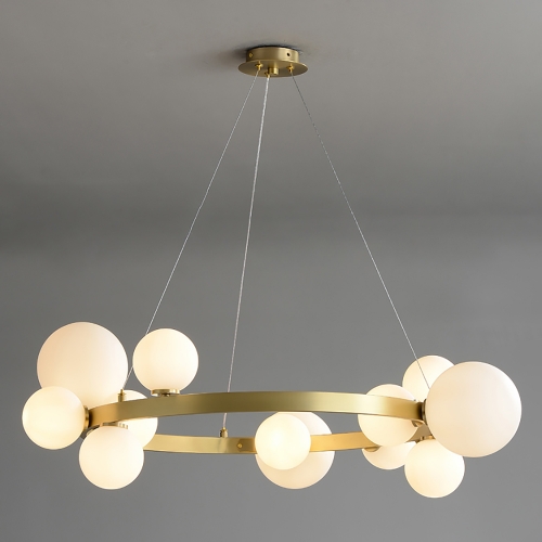 Folks Brass Chandelier