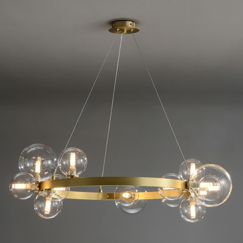 Folks Brass Chandelier