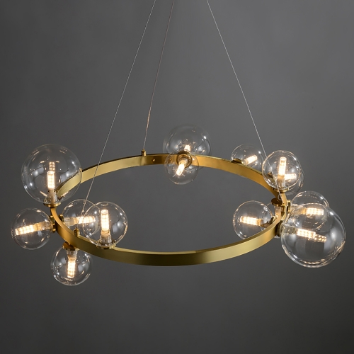 Folks Brass Chandelier