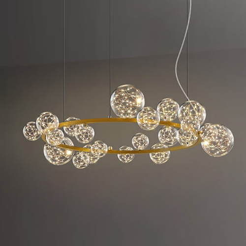 Folks Chandelier Gold