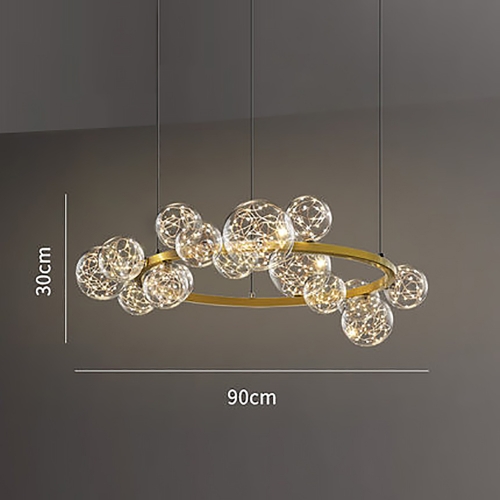 Folks Chandelier Gold