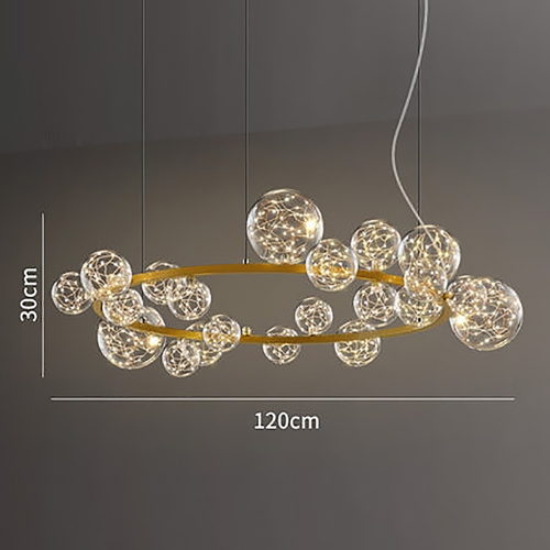Folks Chandelier Gold
