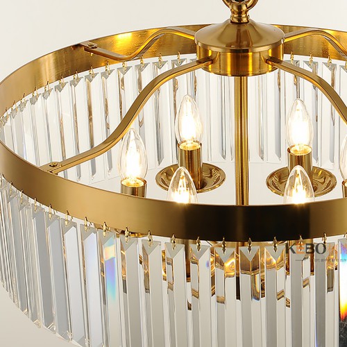 Kebo Brass Chandelier