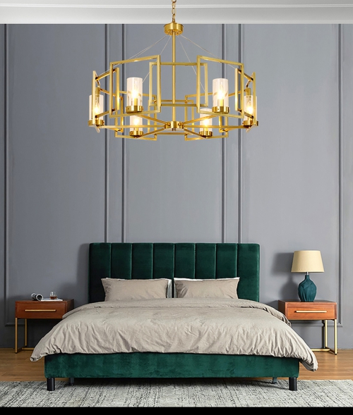 Kebo Form Brass Chandelier 2