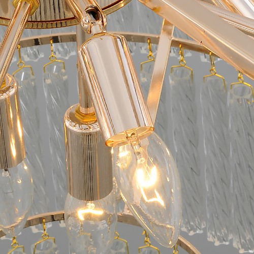 Kebo Pink Gold Chandelier