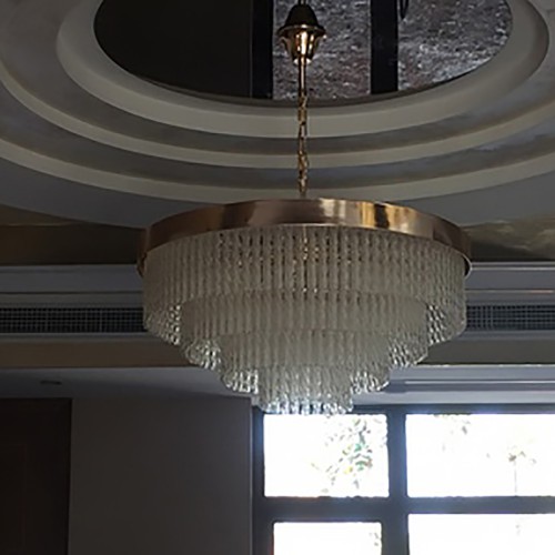 Kebo Pink Gold Chandelier