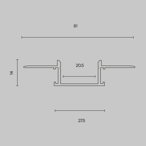 Комплектующие к светодиодной ленте Led Strip ALM011S-2M