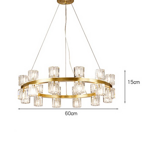 Lampadario Brass Chandelier