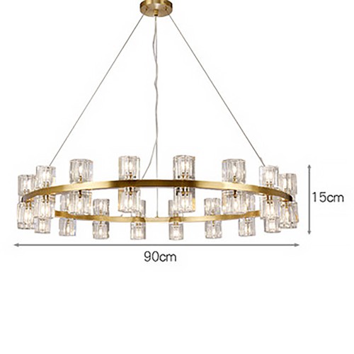 Lampadario Brass Chandelier