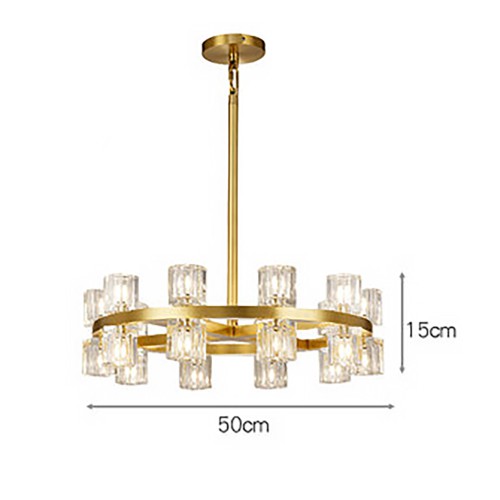 Lampadario Brass Chandelier