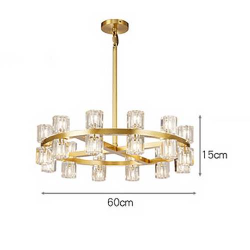 Lampadario Brass Chandelier