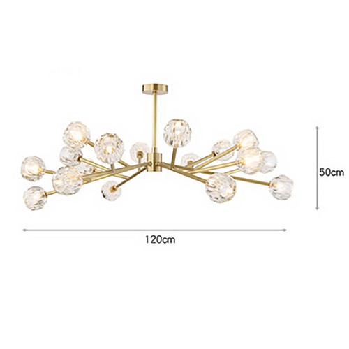 Lampadario Brass Luxury Chandelier