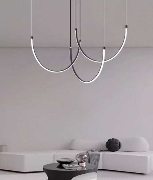 Line Led Chandelier 3