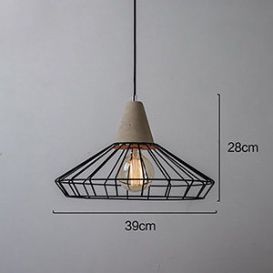 Beton Edison Lamp