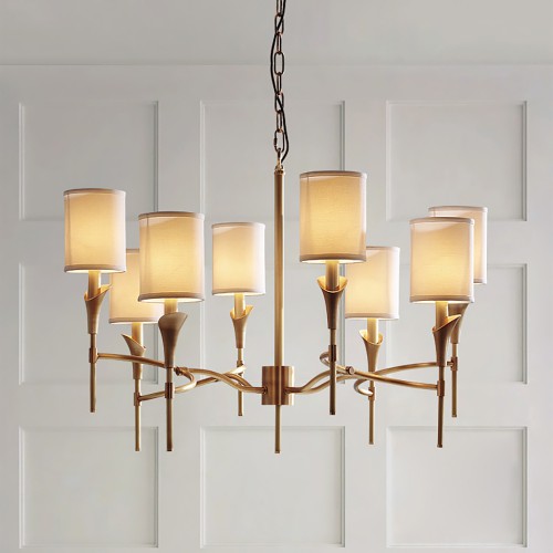 Luxury Modern Brass Chandelier