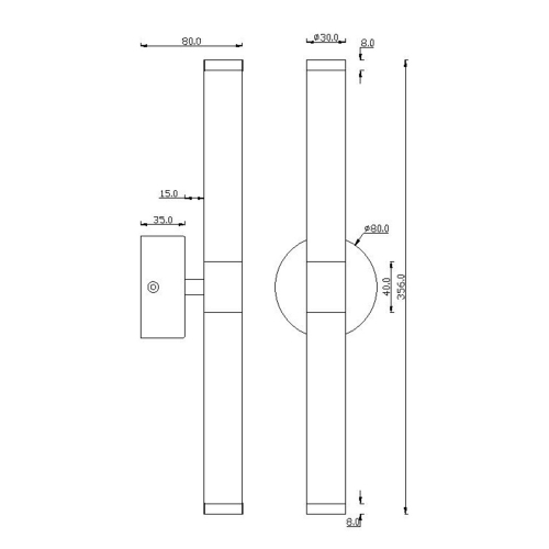Maytoni Line Led Wall
