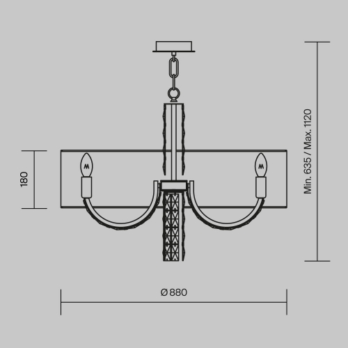 Maytoni DIA008PL-08CH