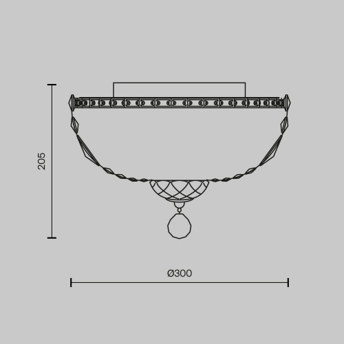 Maytoni DIA100-CL-03-G