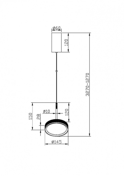 Maytoni MOD041PL-L15WG3K