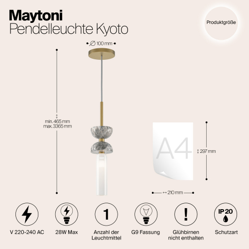 Maytoni MOD178PL-01GR