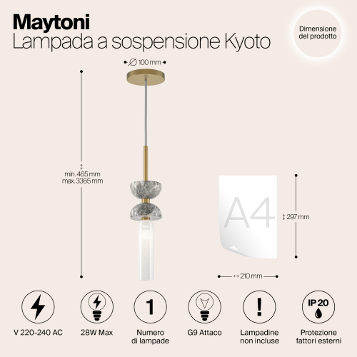 Maytoni MOD178PL-01GR