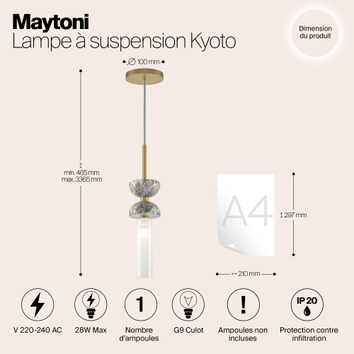 Maytoni MOD178PL-01GR