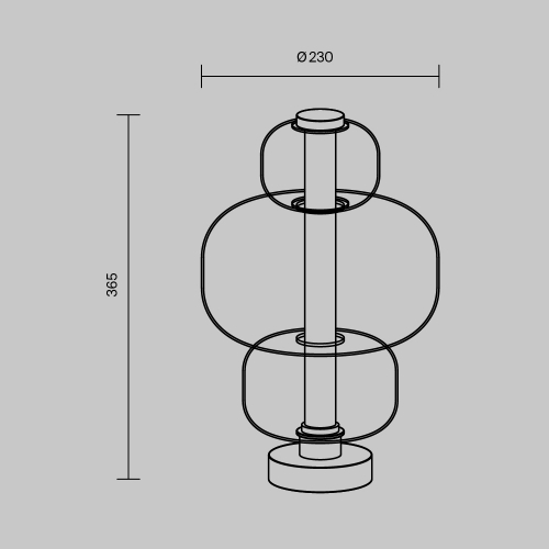 Maytoni MOD364TL-L15B3K
